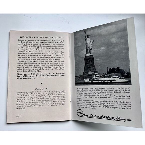 VTG 1959 Around Manhattan Island CIRCLE LINE Cruise Guide New York City - Picture 8 of 8